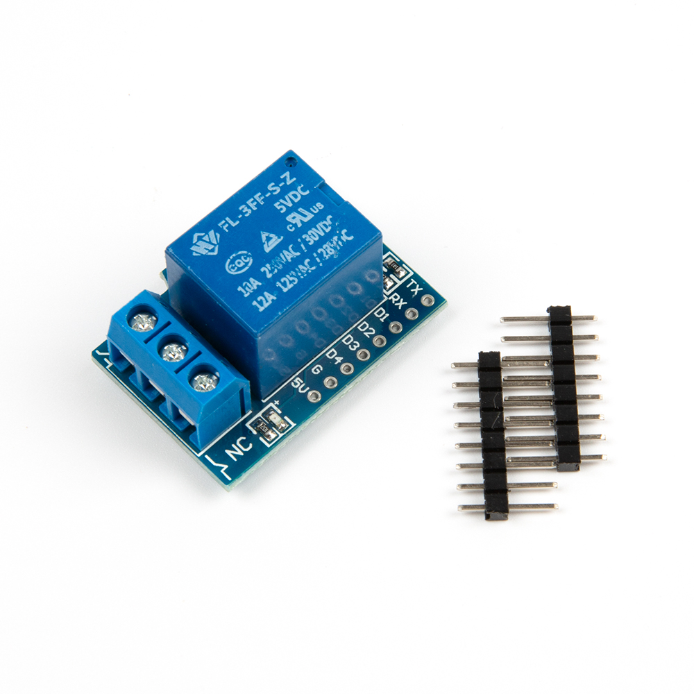 Плата расширения одноканальное реле 5в для котроллера Wemos D1 mini